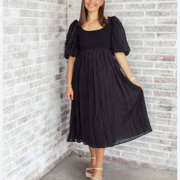 Sofie the Label new with tags Raina puff sleeve midi dress - Picture 2 of 2